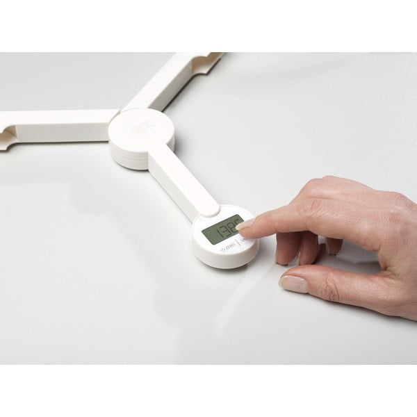 TriScale Бяла сгъваема цифрова кухненска скала TriScale™ - Joseph Joseph-image-1