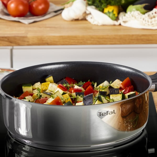 Тиган от неръждаема стомана с капак ø 24 cm Cook Eat - Tefal-image-2