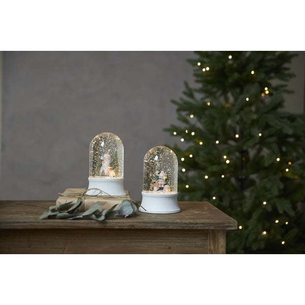 Бяла коледна светлинна украса ø 12 cm Vinter – Star Trading-image-2