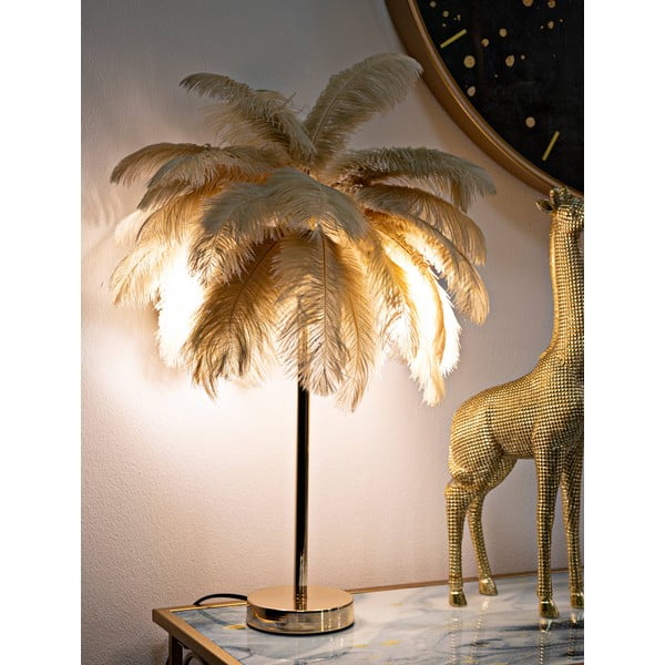 Настолна лампа в златист цвят (височина 55 cm) Palm – Mauro Ferretti-image-1