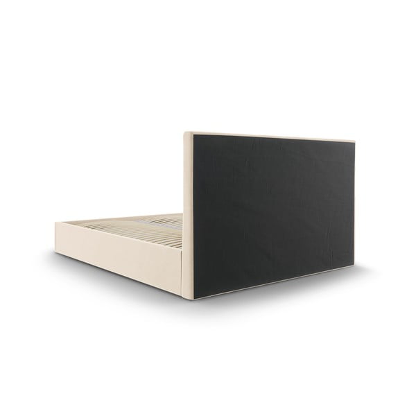 Бежово кадифено двойно легло , 180 x 200 cm Nerin - Mazzini Beds-image-4