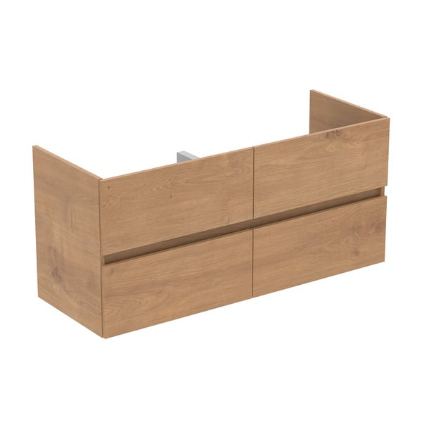 Стенен шкаф за мивка от декор от дъб в естествен цвят  120x55 cm Eurovit+ – Ideal Standard-image-2