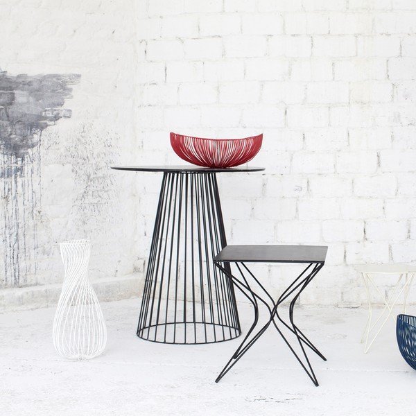 Černý odkládací stolek Serax Bistrot Garbo, ⌀ 30 cm-image-1