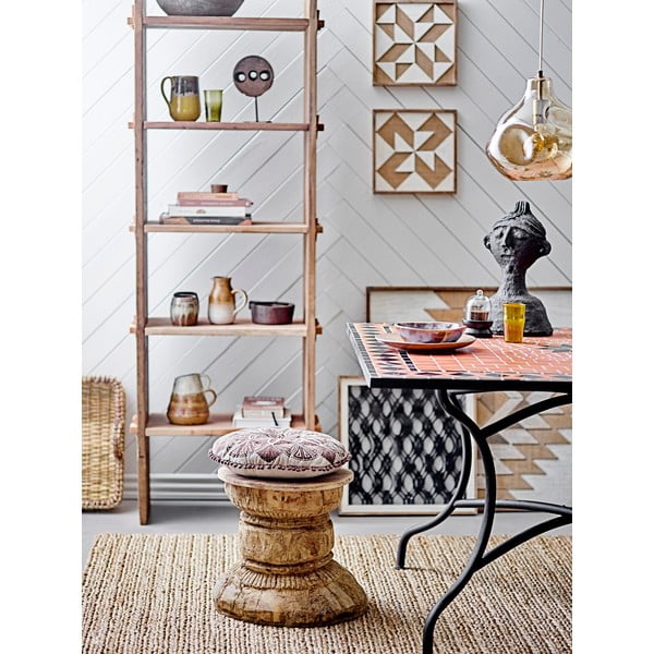 Кафяво висящо осветително тяло със стъклен абажур ø 30 cm Azizi – Bloomingville-image-1