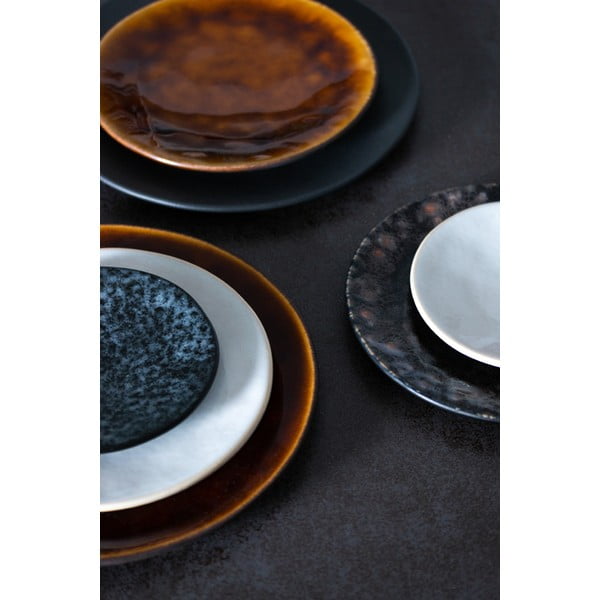 Кафяв керамичен поднос , ⌀ 16 cm Roda - Costa Nova-image-3