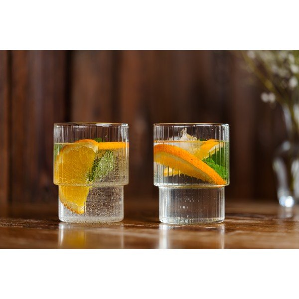 Стъклени чаши в комплект 2 бр. 350 ml Livio – Vialli Design-image-3