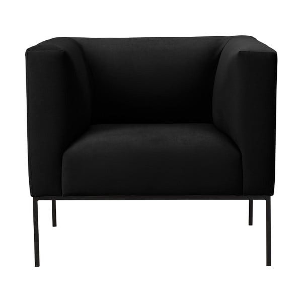 Черен фотьойл Neptune - Windsor & Co Sofas
