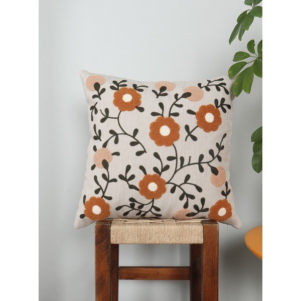 Ленена декоративна възглавница 43x43 cm Fulya – Mioli Decor-image-1