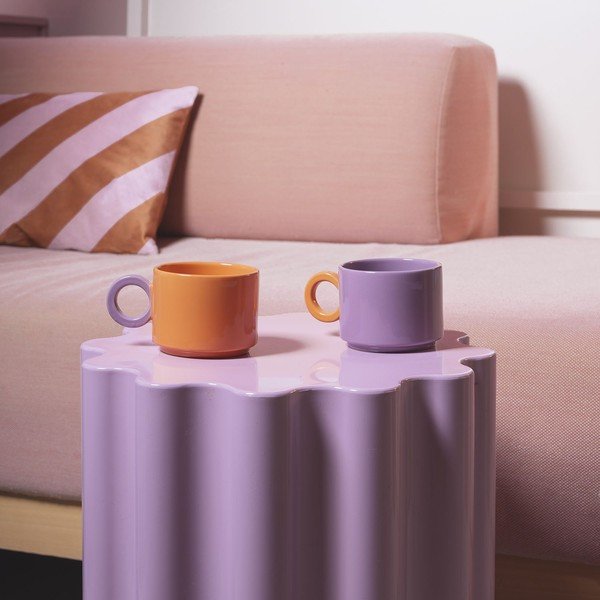 Оранжева глинена чаша 280 ml Lou – ONA-image-1