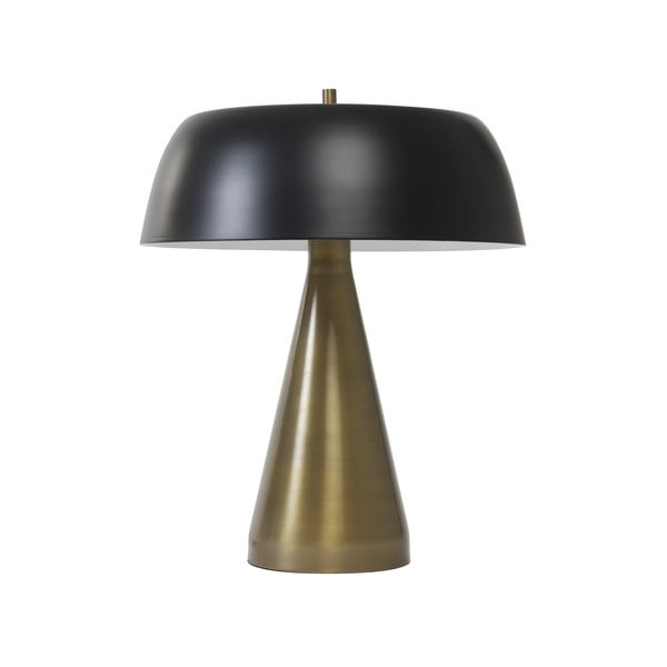 Настолна лампа в черно-бронзов цвят (височина 43 cm) Lando - Light & Living