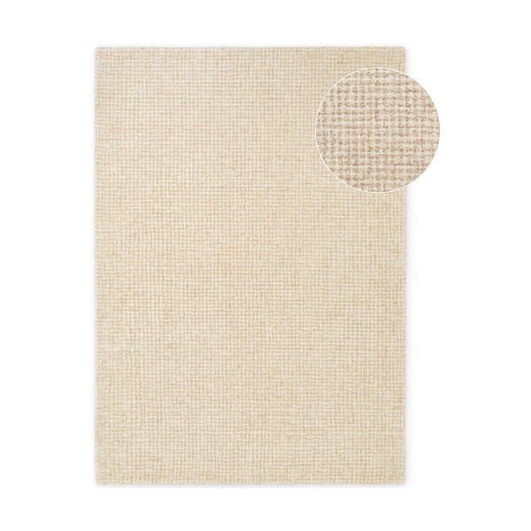 Вълнен килим в естествен цвят 120x170 cm Eloise – Hanse Home