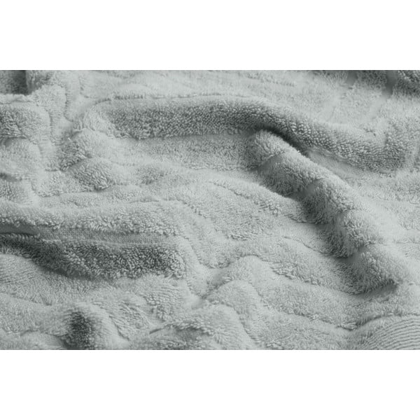 Светлосиви памучни хавлии и кърпи за баня в комплект от 2 бр. от тери – Foutastic-image-2