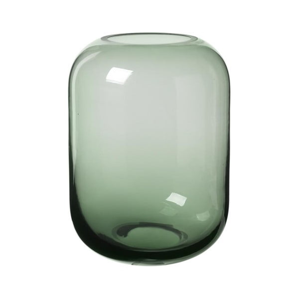 Зелена стъклена ваза Bright, височина 21,5 cm - Blomus