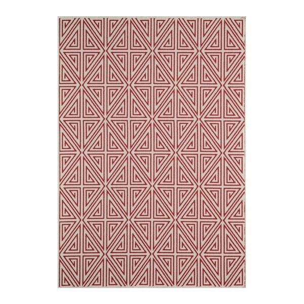 Červený koberec Nourison Baja Apuri, 170 x 119 cm