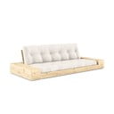 Кремав разтегателен диван 244 cm Base – Karup Design