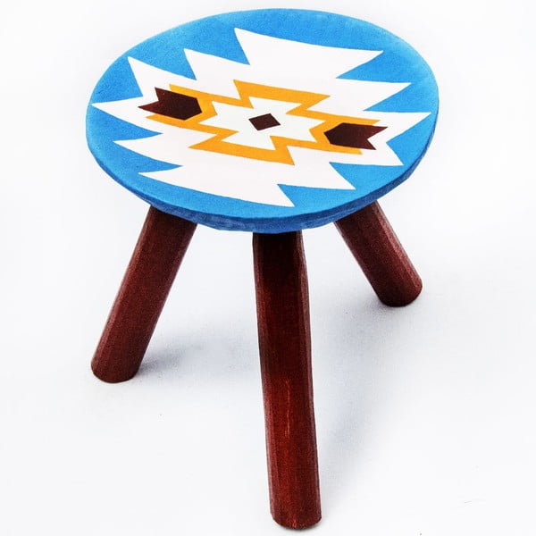 Ručně malovaná stolička Viscri, 28 cm