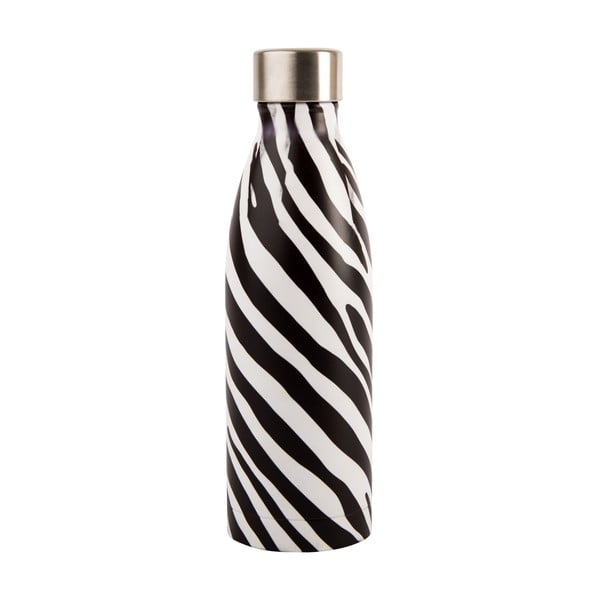 Черно-бяла бутилка от неръждаема стомана , 0,5 л Zebra - Navigate