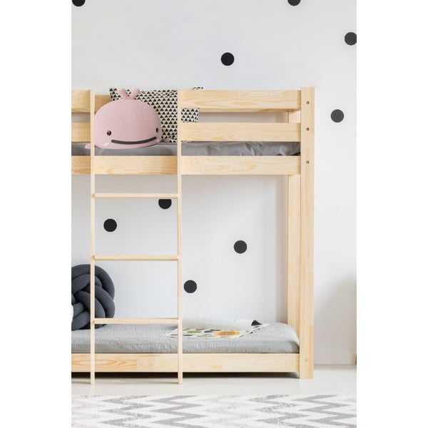 Двуетажно легло от борова дървесина 90x190 cm CLP - Adeko-image-2