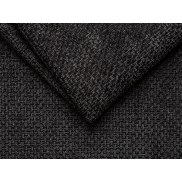 Черно тапицирано двойно легло без табла 160x200 cm Whale – Micadoni -image-3