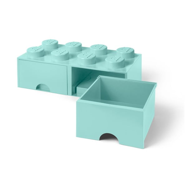 Ментовозелена кутия за съхранение с две чекмеджета - LEGO®-image-4