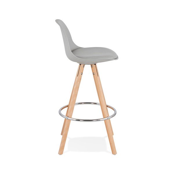 Сив бар стол , височина на седалката 64 cm Anau - Kokoon-image-4