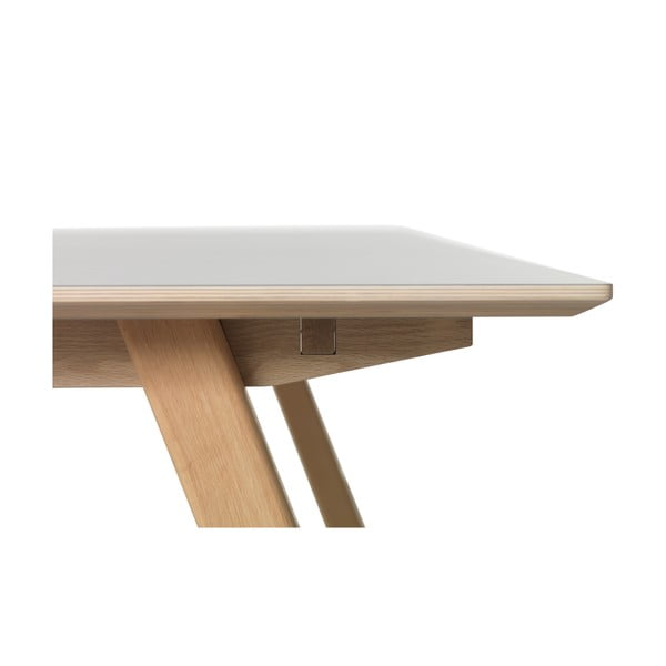 Сива маса за хранене , 180 x 90 cm Bilbao - Unique Furniture-image-4