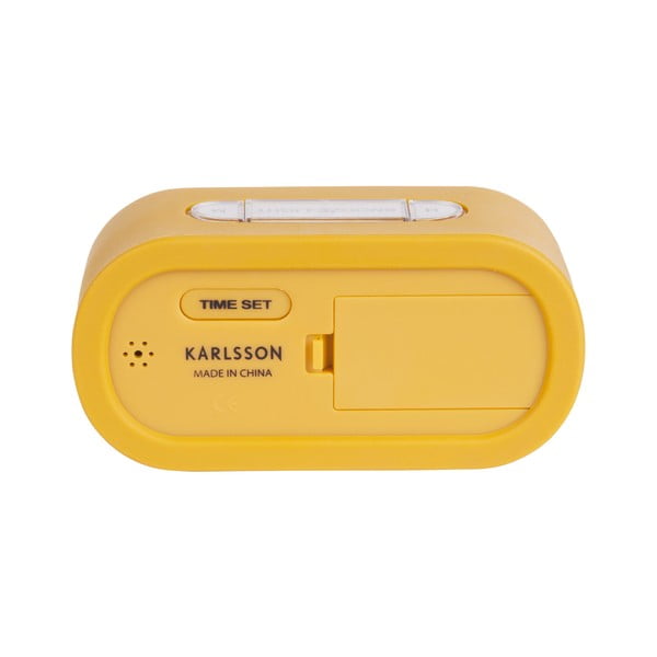 Жълт гумиран будилник Gummy - Karlsson-image-2
