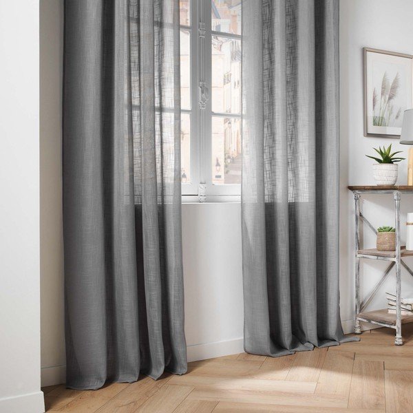 Сива завеса 140x280 cm Haltona – douceur d'intérieur-image-2