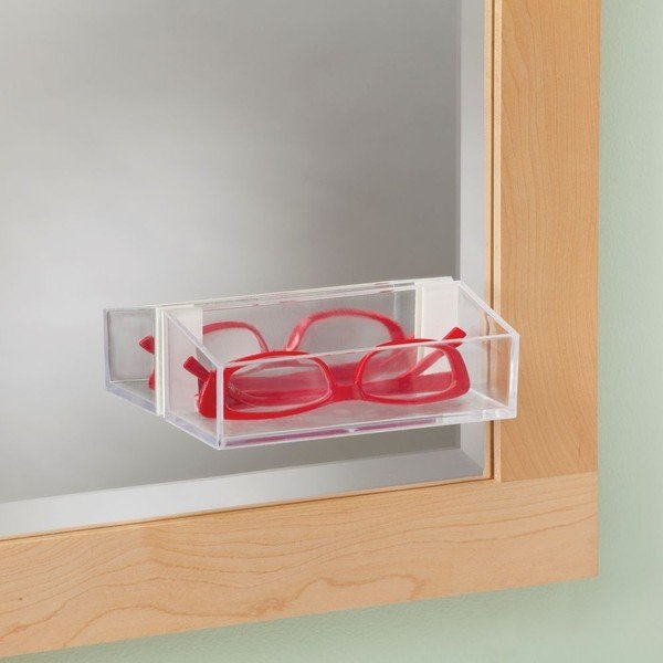 Nástěnný organizér InterDesign Affixx Tray, délka 15,5 cm-image-4