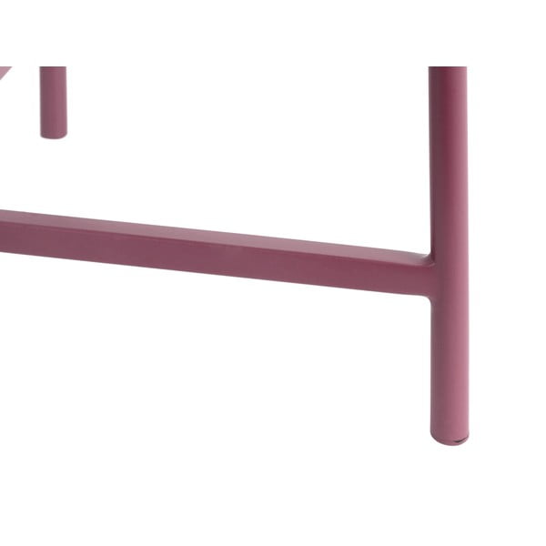 Лилаво-розова метална кръгла масичка за кафе ø 50 cm Meseta  – Leitmotiv-image-3