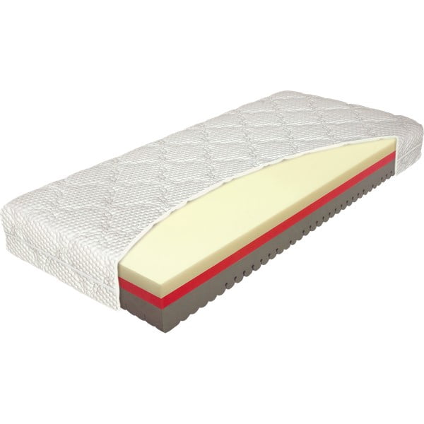 Двустранен матрак от средно твърда/мека пяна 80x200 cm Comfort - Materasso-image-1