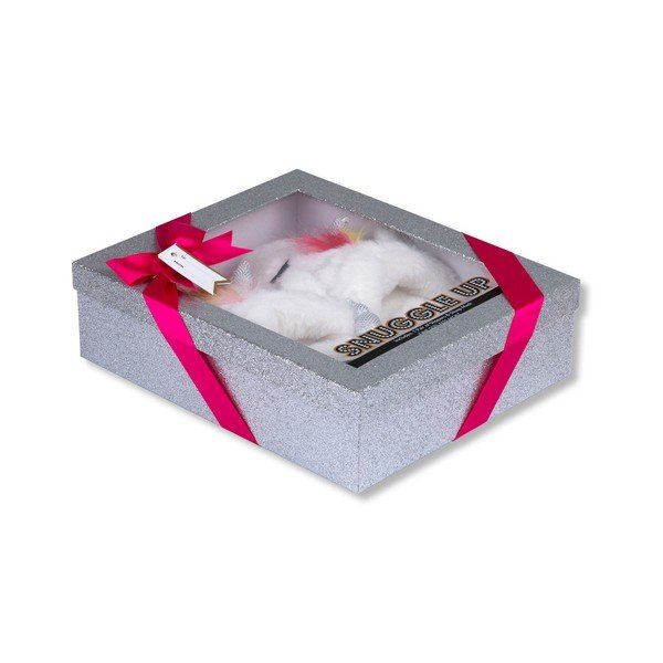 Комплект кожени чехли и маска за сън Еднорог - Tri-Coastal Design-image-2