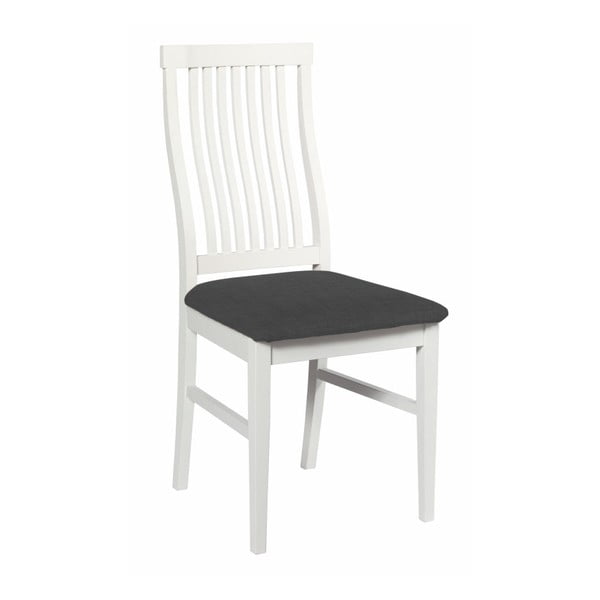 Sada 2 bílých židlí s šedým potahem  Folke Kansas
