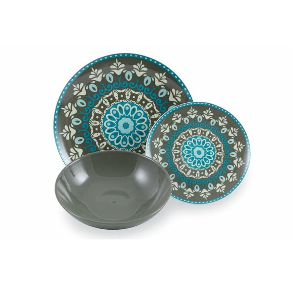 Комплект за хранене от порцелан и фаянс 18 части Cala Jondal - VDE Tivoli 1996-image-4