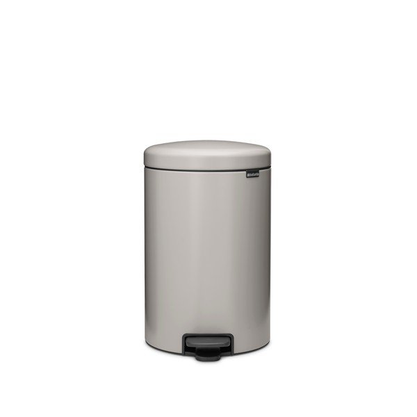 Светлосиво стоманено кошче за боклук с педал 20 l NewIcon – Brabantia
