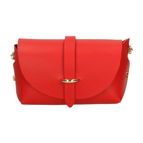 Червена кожена чанта Sarita - Roberto Buono