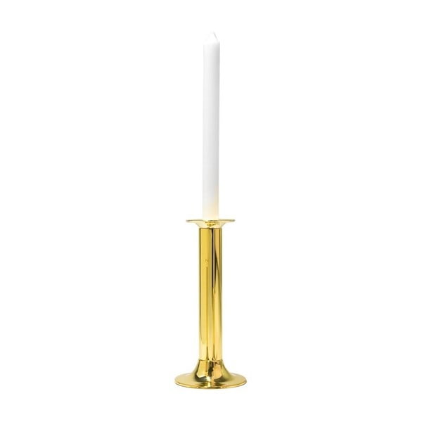 Свещник в златна тръба, 22 cm - Zilverstad