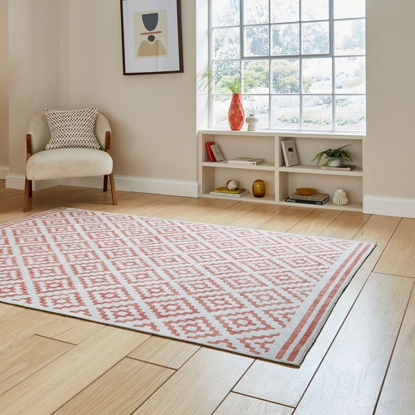 Оранжев килим подходящ за пране 152x230 cm Coral Orange – Think Rugs-image-2