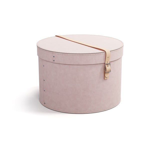 Светлорозови картонени кутии за съхранение в комплект 2 бр. с капаци ø 37,5x25 cm Rut Restore Paper Laminate – Bigso-image-3