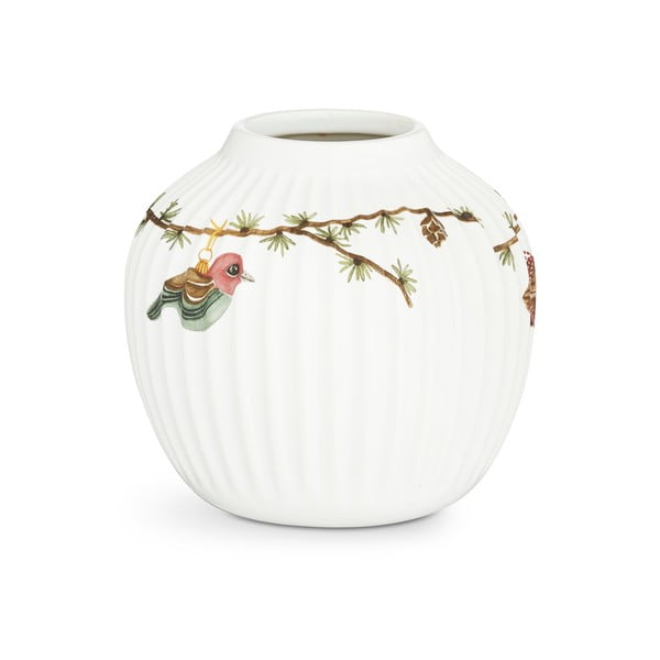 Коледна ваза от бял порцелан, височина 13 cm Hammershøi - Kähler Design