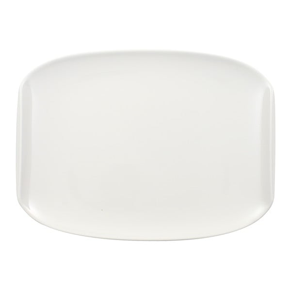 Бяла квадратна порцеланова чиния Villeroy & Boch , 27 x 20 cm Urban Nature - Villeroy&Boch