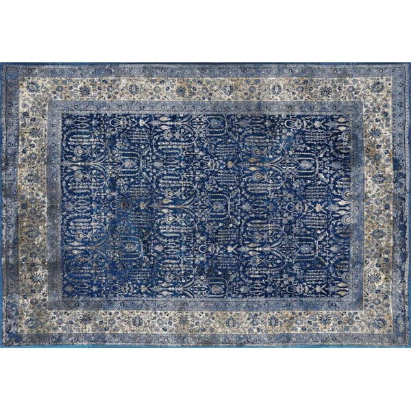 Синьо-сив килим , 160 x 230 cm Tabriz - Floorita-image-1