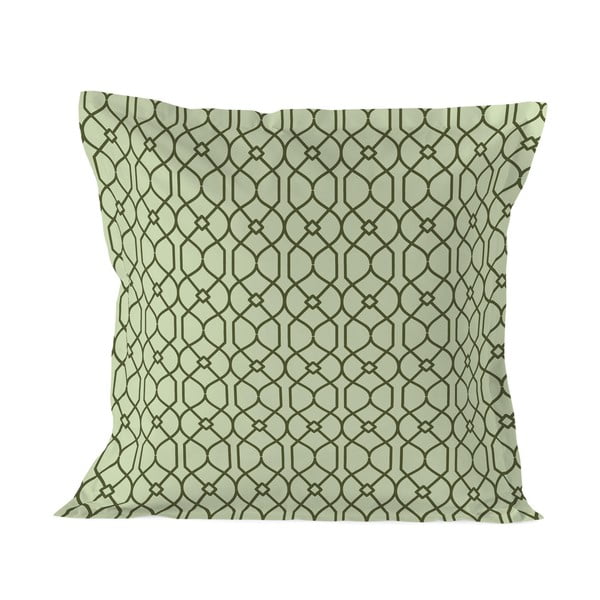 Зелена памучна декоративна калъфка за възглавница , 60 x 60 cm Herbal - Happy Friday Basic