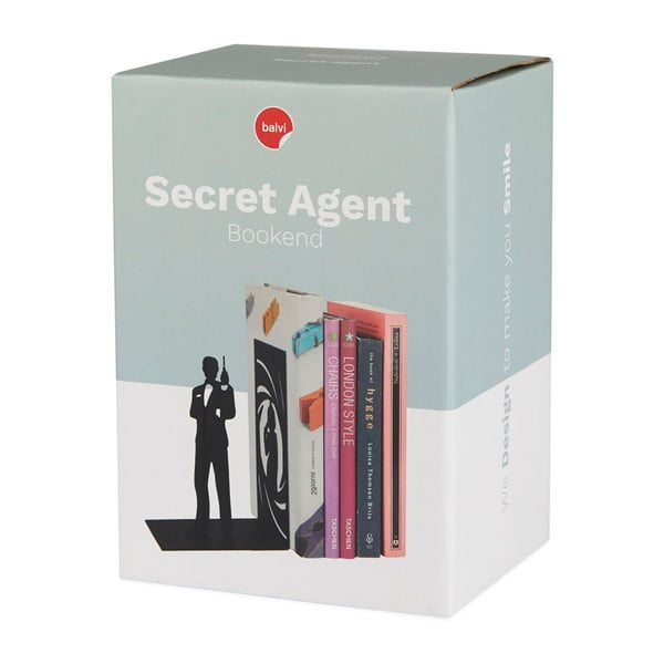 Стопер за книги Secret Agent – Balvi-image-3