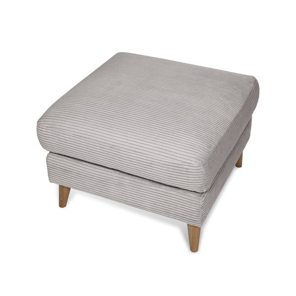 Светлосива табуретка  от рипсено кадифе Paris – Scandic-image-3