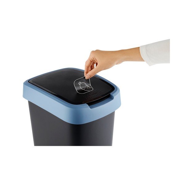 Кошче за отпадъци от рециклирана пластмаса 10 L Twist - Rotho-image-4