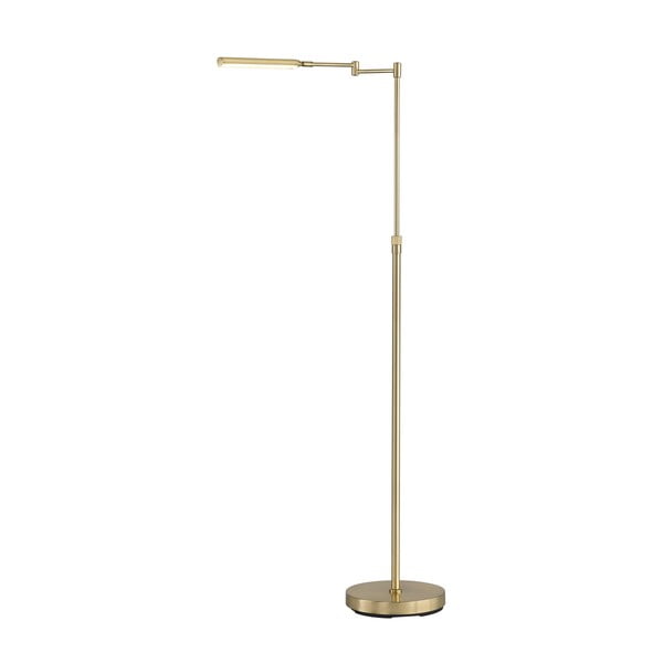LED подова лампа златна с метален абажур (височина 130 cm) Nami – Fischer & Honsel