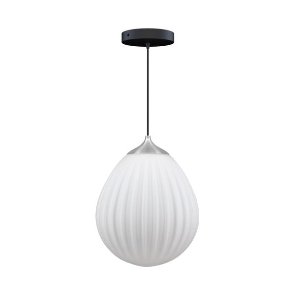 Бялo-сребърен абажур ø 27 cm Around the World Medium – UMAGE-image-4