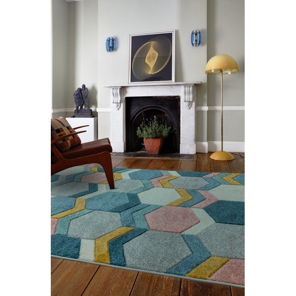 Килим Hexagon Multi, 200 x 290 cm Hexagon Mutli - Asiatic Carpets-image-1