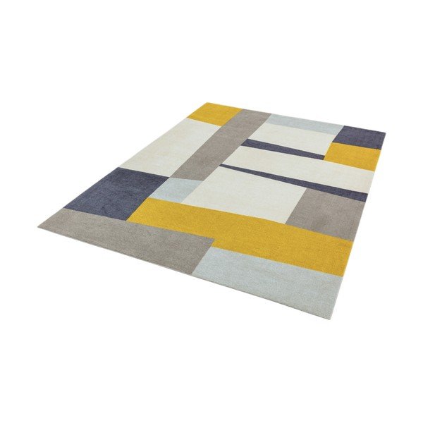 Žluto-šedý koberec Asiatic Carpets Riley Carso, 200 x 290 cm-image-2